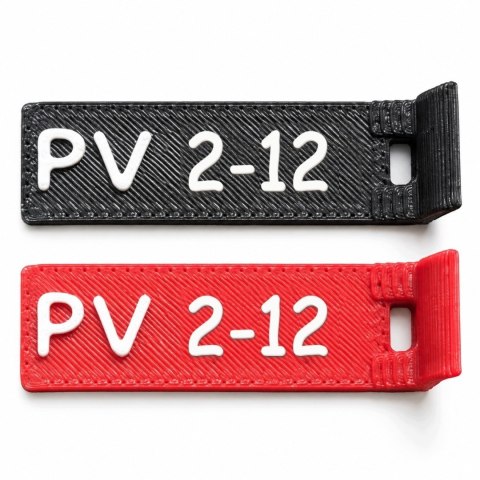 Oznaczniki PV 2 - numery 1-12 - ASA, komplet 20 szt.