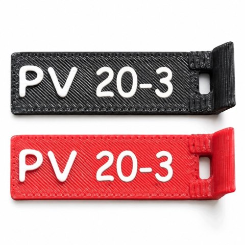 Oznaczniki PV 20 - numery 1-12 - ASA, komplet 20 szt.