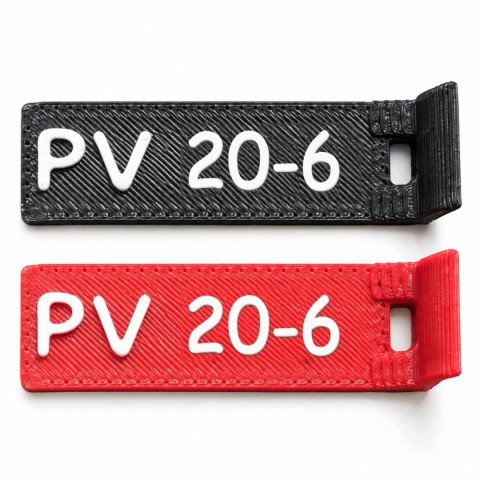 Oznaczniki PV 20 - numery 1-12 - ASA, komplet 20 szt.