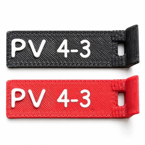 Oznaczniki PV 4 - numery 1-12 - ASA, komplet 20 szt.