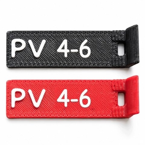 Oznaczniki PV 4 - numery 1-12 - ASA, komplet 20 szt.