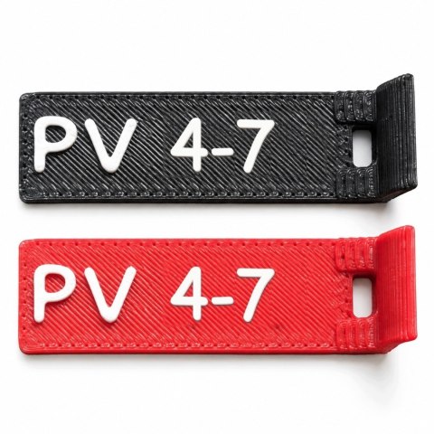 Oznaczniki PV 4 - numery 1-12 - ASA, komplet 20 szt.