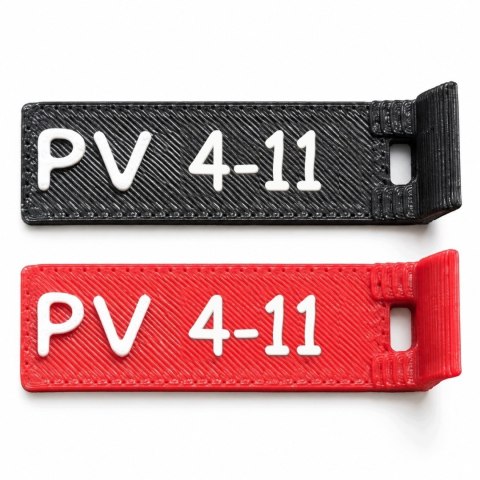 Oznaczniki PV 4 - numery 1-12 - ASA, komplet 20 szt.