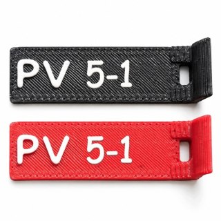 Oznaczniki PV 5 - numery 1-12 - ASA, komplet 20 szt.