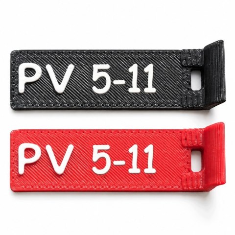 Oznaczniki PV 5 - numery 1-12 - ASA, komplet 20 szt.