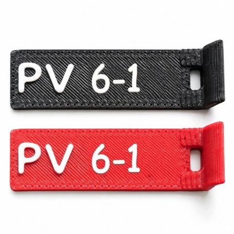 Oznaczniki PV 6 - numery 1-12 - ASA, komplet 20 szt.