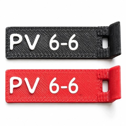 Oznaczniki PV 6 - numery 1-12 - ASA, komplet 20 szt.
