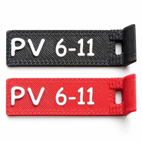 Oznaczniki PV 6 - numery 1-12 - ASA, komplet 20 szt.