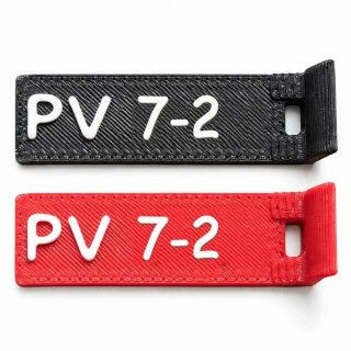 Oznaczniki PV 7 - numery 1-12 - ASA, komplet 20 szt.