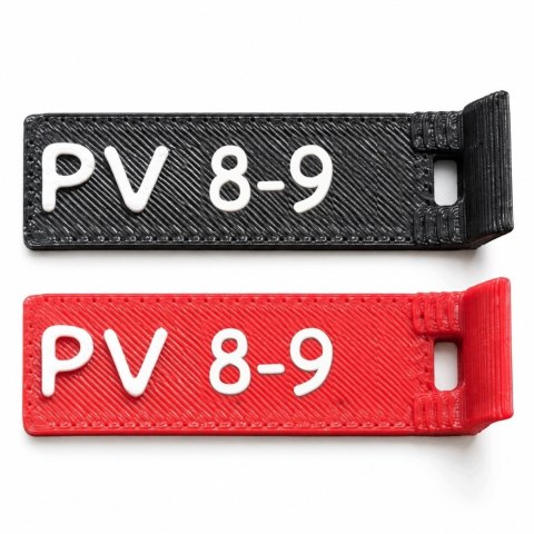 Oznaczniki PV 8 - numery 1-12 - ASA, komplet 20 szt.