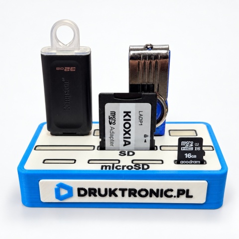 Personalizowany organizer na pendrive, SD i microSD z własnym logo