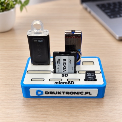 Personalizowany organizer na pendrive, SD i microSD z własnym logo