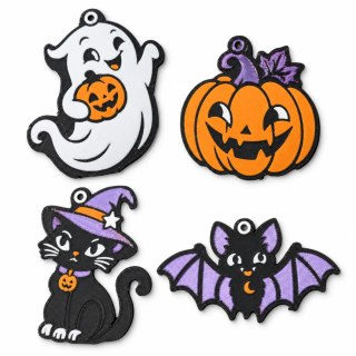 Zawieszki Halloween komplet 4 szt. - duży 180%
