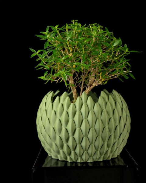 Doniczka 3D Dragonscale - na zamówienie, indywidualna wycena