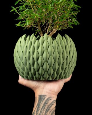 Doniczka 3D Dragonscale - na zamówienie, indywidualna wycena