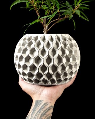Doniczka 3D Hexa - na zamówienie, indywidualna wycena