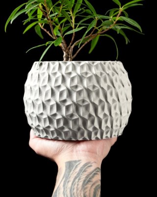 Doniczka 3D Hexa - na zamówienie, indywidualna wycena