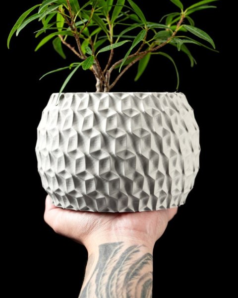 Doniczka 3D Hexa - na zamówienie, indywidualna wycena
