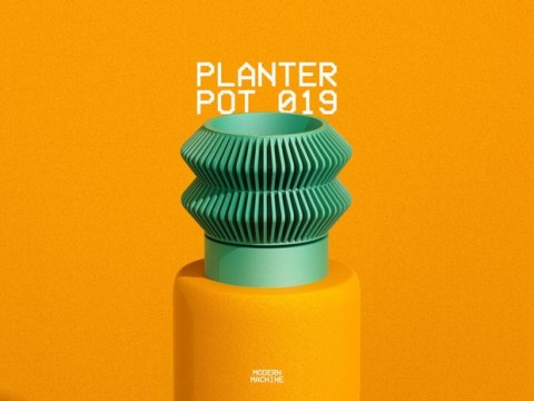 Doniczka 3D Plant Pot 019 - na zamówienie, indywidualna wycena