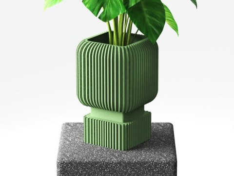 Doniczka 3D Planter Pot 008 - na zamówienie, indywidualna wycena