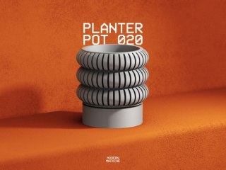 Doniczka 3D Planter Pot 020 - na zamówienie, indywidualna wycena