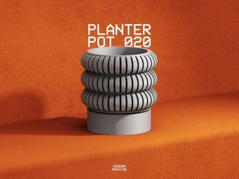 Doniczka 3D Planter Pot 020 - na zamówienie, indywidualna wycena