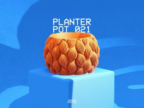 Doniczka 3D Planter Pot 021 - na zamówienie, indywidualna wycena