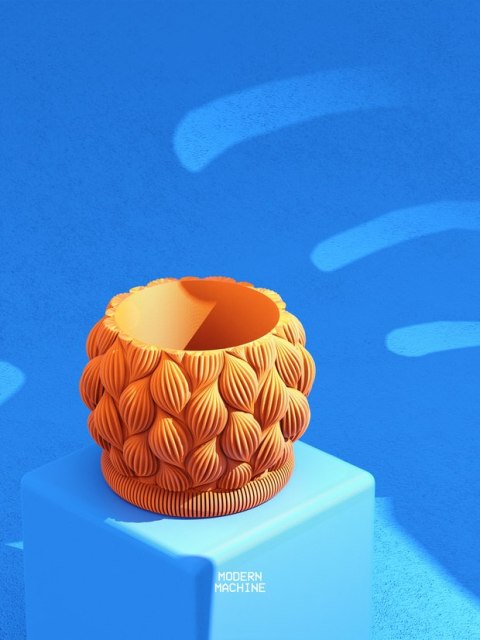 Doniczka 3D Planter Pot 021 - na zamówienie, indywidualna wycena
