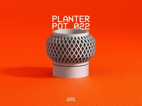 Doniczka 3D Planter Pot 022 - na zamówienie, indywidualna wycena