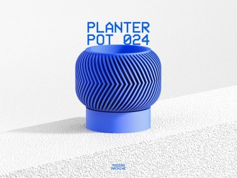 Doniczka 3D Planter Pot 024 - na zamówienie, indywidualna wycena
