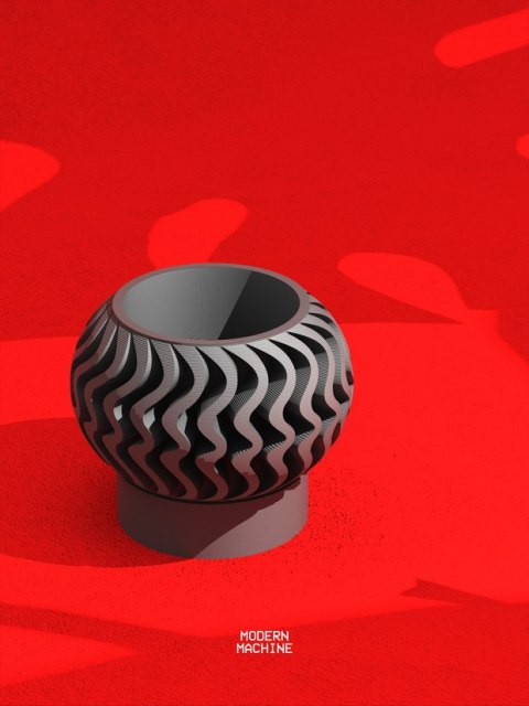 Doniczka 3D Planter Pot 025 - na zamówienie, indywidualna wycena