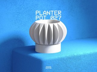 Doniczka 3D Planter Pot 027 - na zamówienie, indywidualna wycena