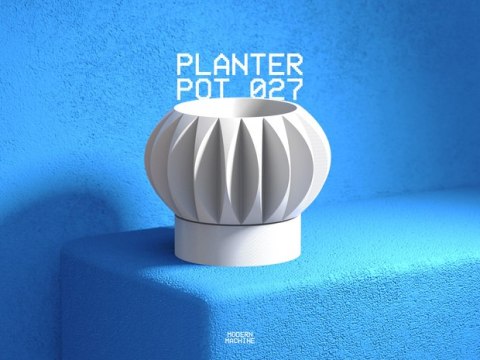 Doniczka 3D Planter Pot 027 - na zamówienie, indywidualna wycena