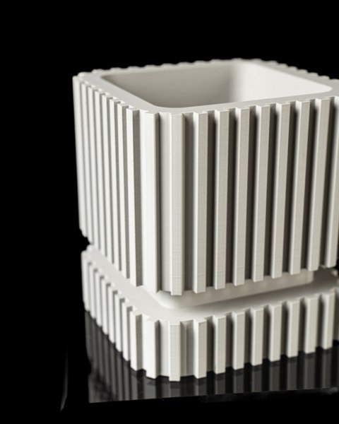 Doniczka 3D Stripes - na zamówienie, indywidualna wycena