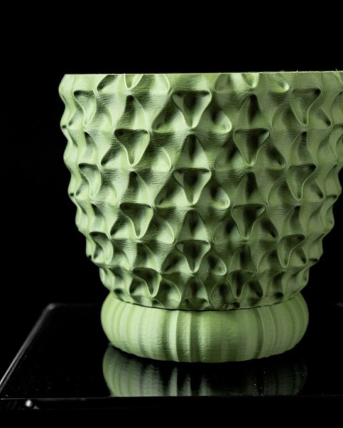 Doniczka 3D Tri-Wave - na zamówienie, indywidualna wycena