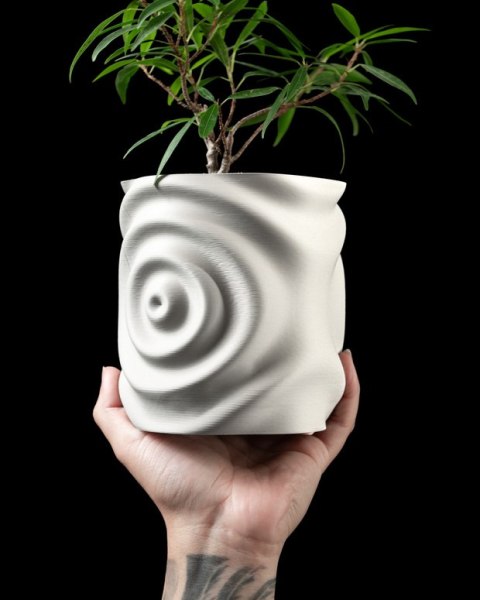 Doniczka 3D Waterdrop - na zamówienie, indywidualna wycena