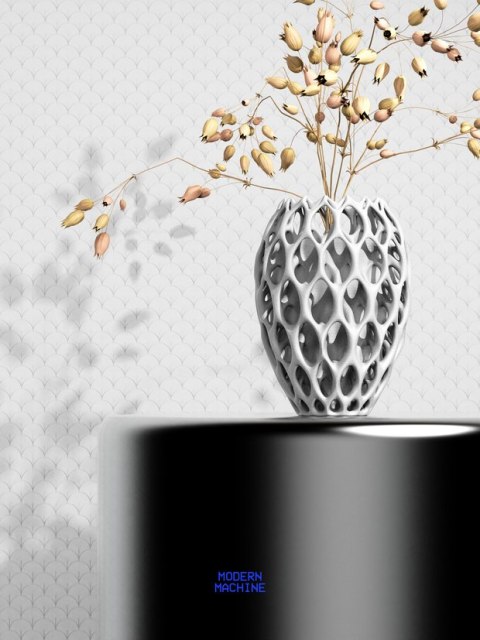Wazon dekoracyjny 3D Flower Vase 013 - na zamówienie, indywidualna wycena