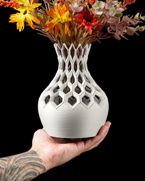 Wazon dekoracyjny 3D Hexa Flower Vase - na zamówienie, indywidualna wycena