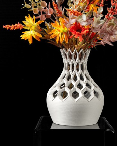 Wazon dekoracyjny 3D Hexa Flower Vase - na zamówienie, indywidualna wycena