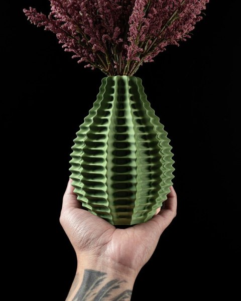 Wazon dekoracyjny 3D Ribbed Flower Vase - na zamówienie, indywidualna wycena