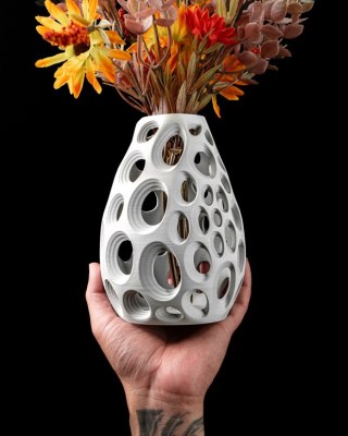 Wazon dekoracyjny 3D Ringo Flower Vase - na zamówienie, indywidualna wycena
