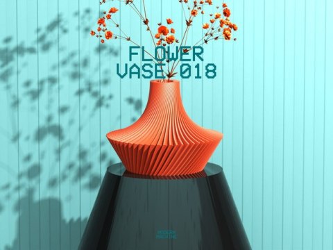 Wazon dekoracyjny 3D Flower Vase 018 - na zamówienie, indywidualna wycena
