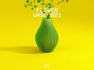 Wazon dekoracyjny 3D Flower Vase 021 - na zamówienie, indywidualna wycena